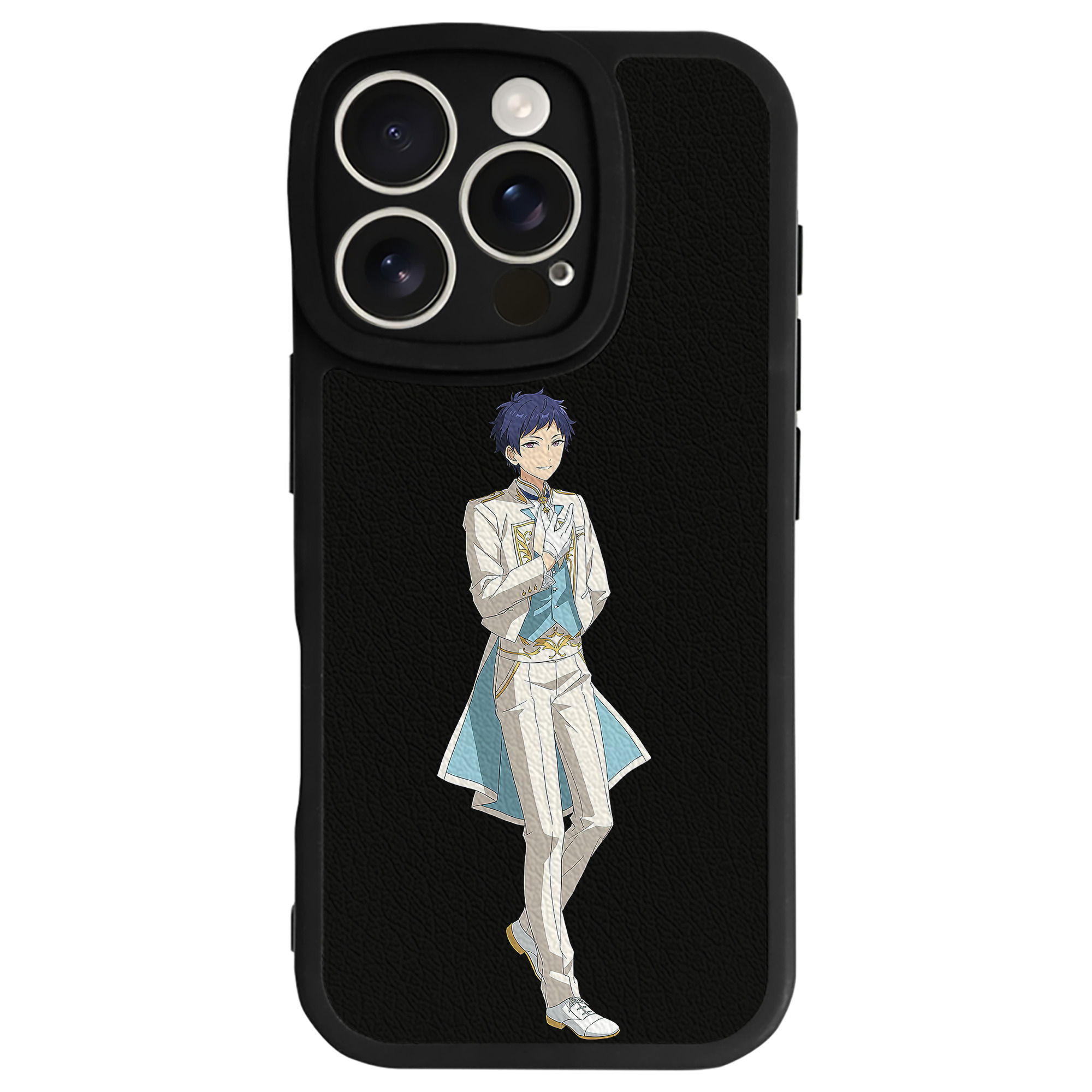 （画像用） あんさんぶるスターズ! Ensemble Stars 【iPhone 16シリーズ対応】シリコンスマホケース（レザー調） 材質：シリコン